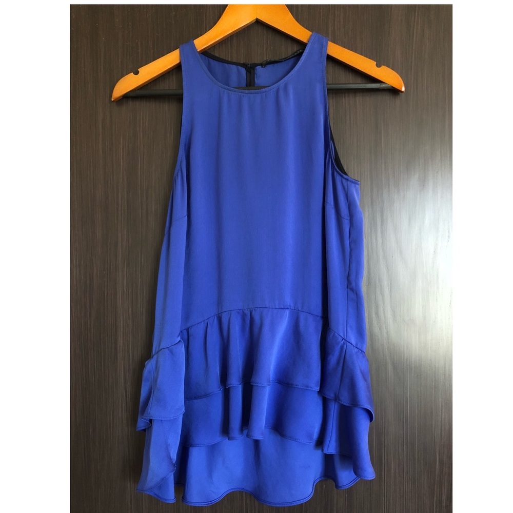 Blue ZARA top💙